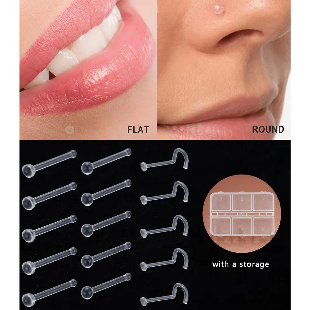 Body Jewelry Materials - 20pcs / caixa acrílico redondo bola
