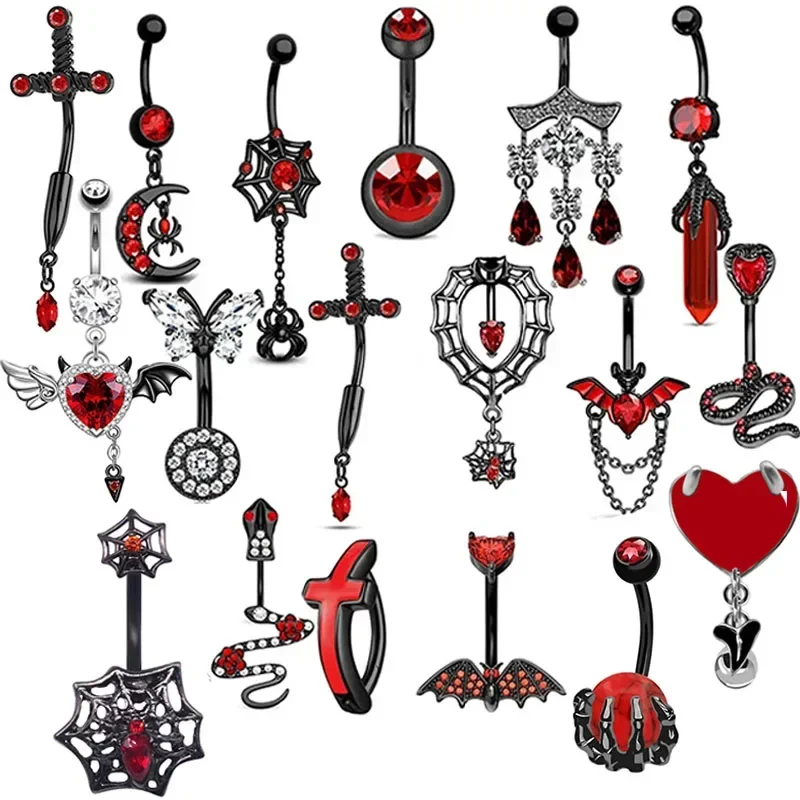 Body Jewelry Hot - Personalidade em forma de coração umbigo