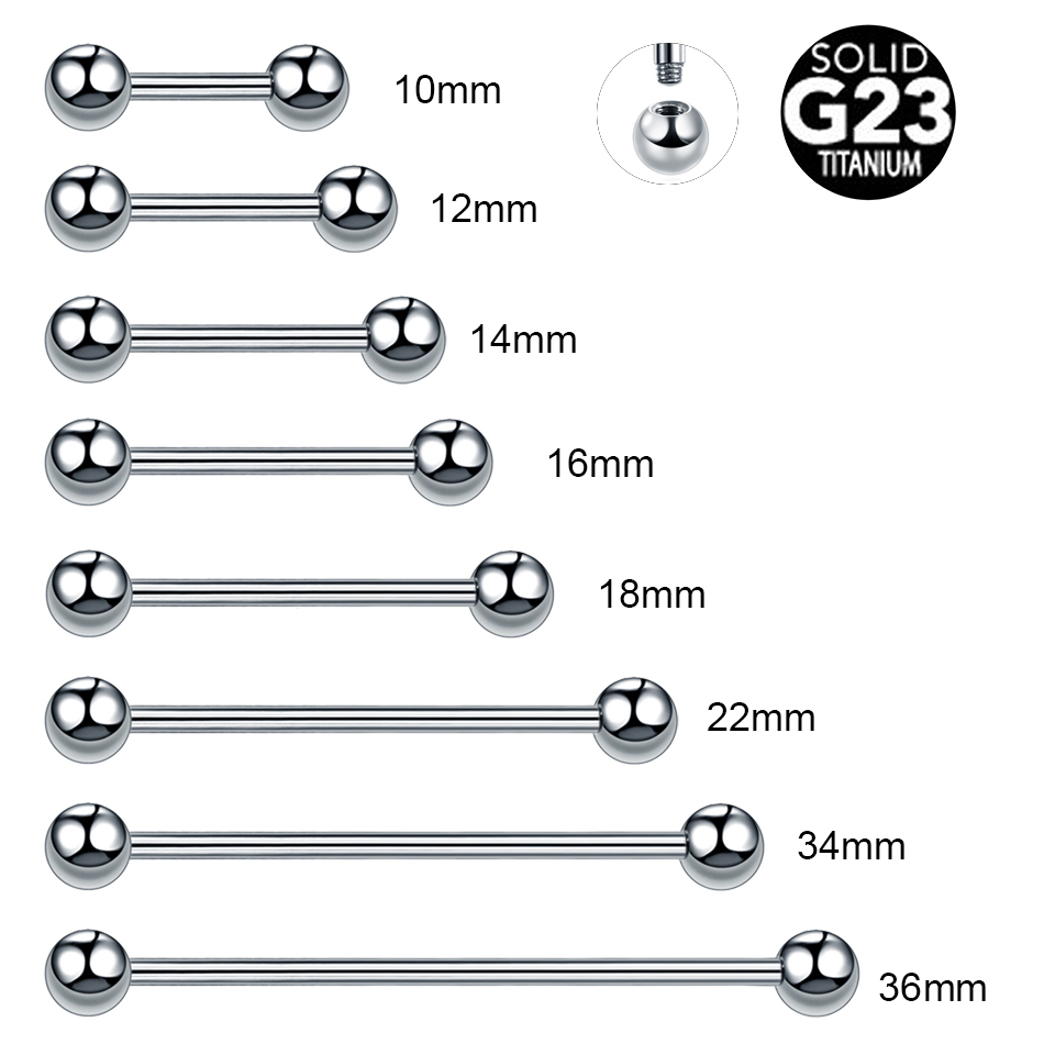 Body Jewelry Industrial - 1 peça 14g 16g titânio hélice