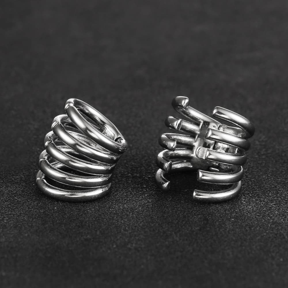 Casvort-Lobe Cuff Ear Gauges P - Body Jewelry Hot avaliação e preço
