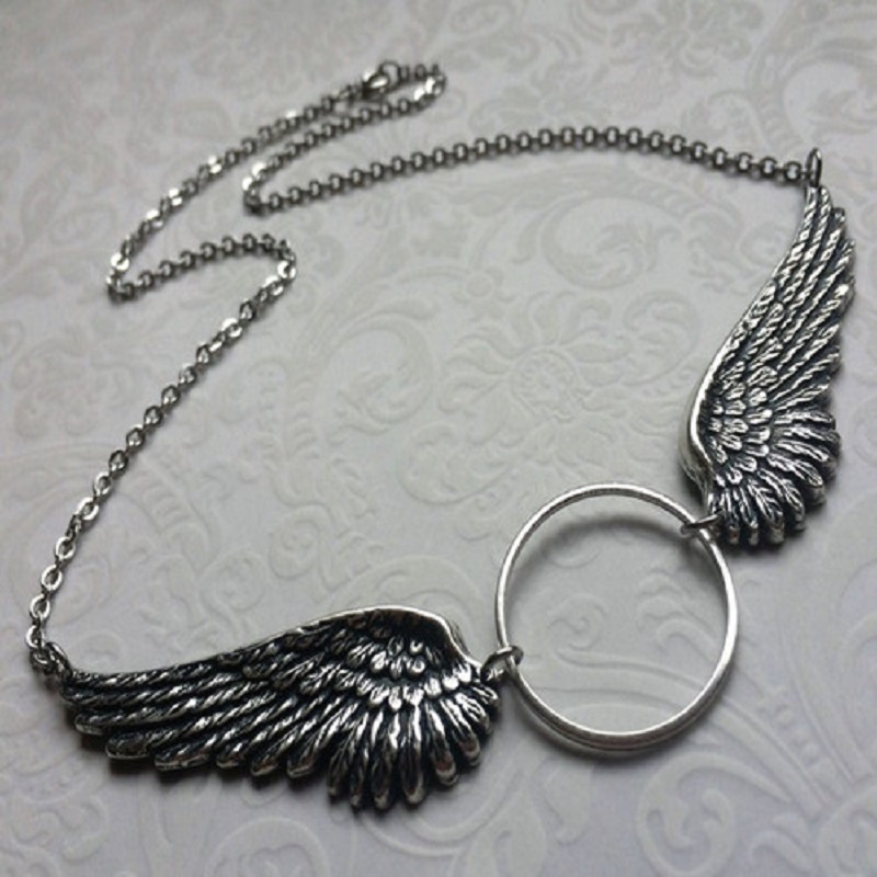 Gargantilha de asa misteriosa, - Body Jewelry Goth avaliação e preço