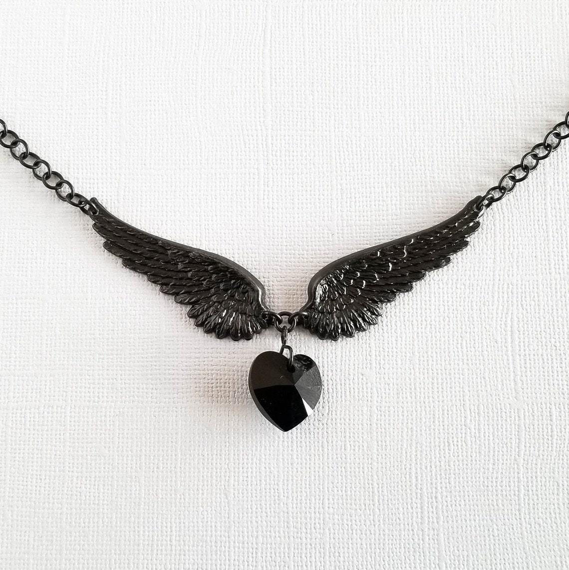 Gargantilha de asa misteriosa, - Body Jewelry Goth avaliação e preço