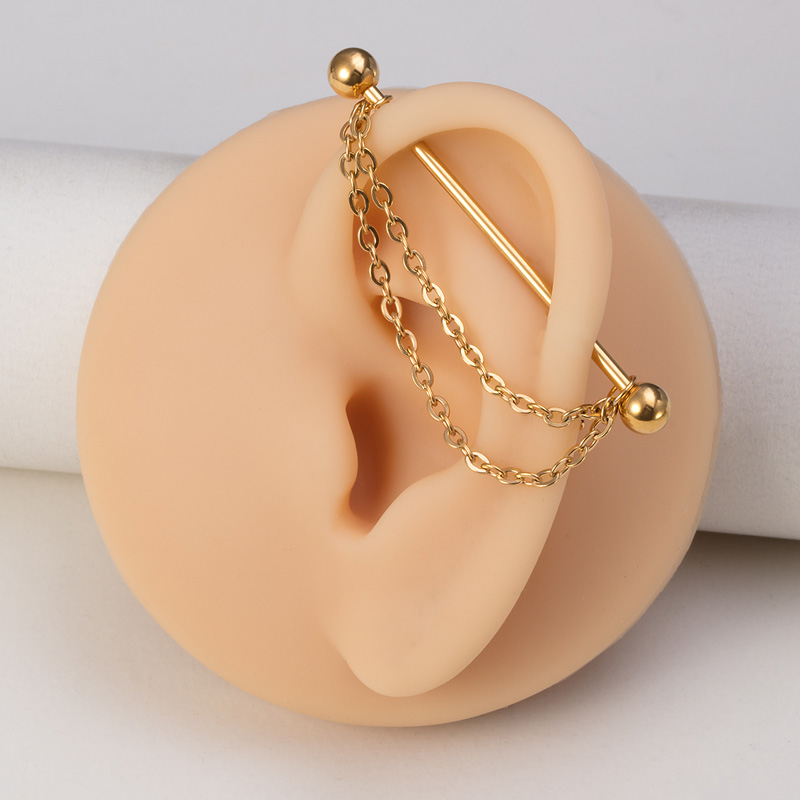 Barbell de piercing industrial - Body Jewelry Industrial avaliação e preço