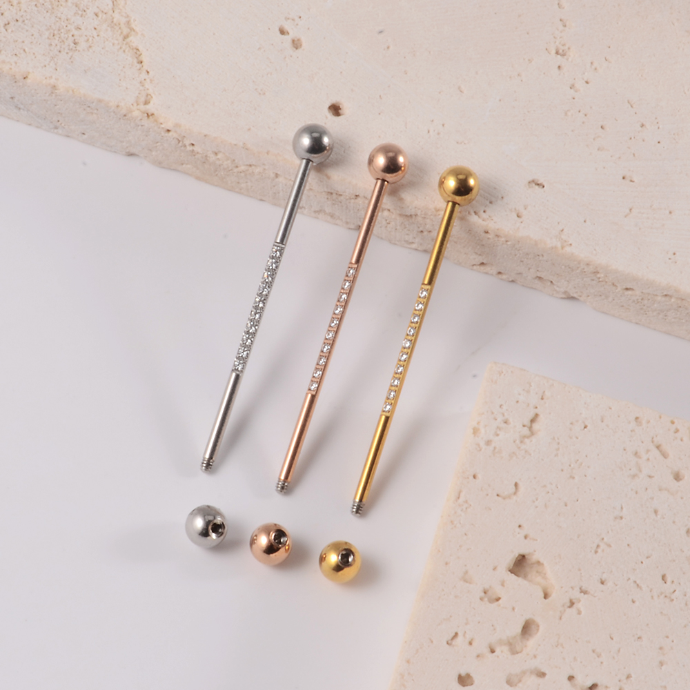 Brinco de aço inoxidável com b - Body Jewelry Industrial avaliação e preço