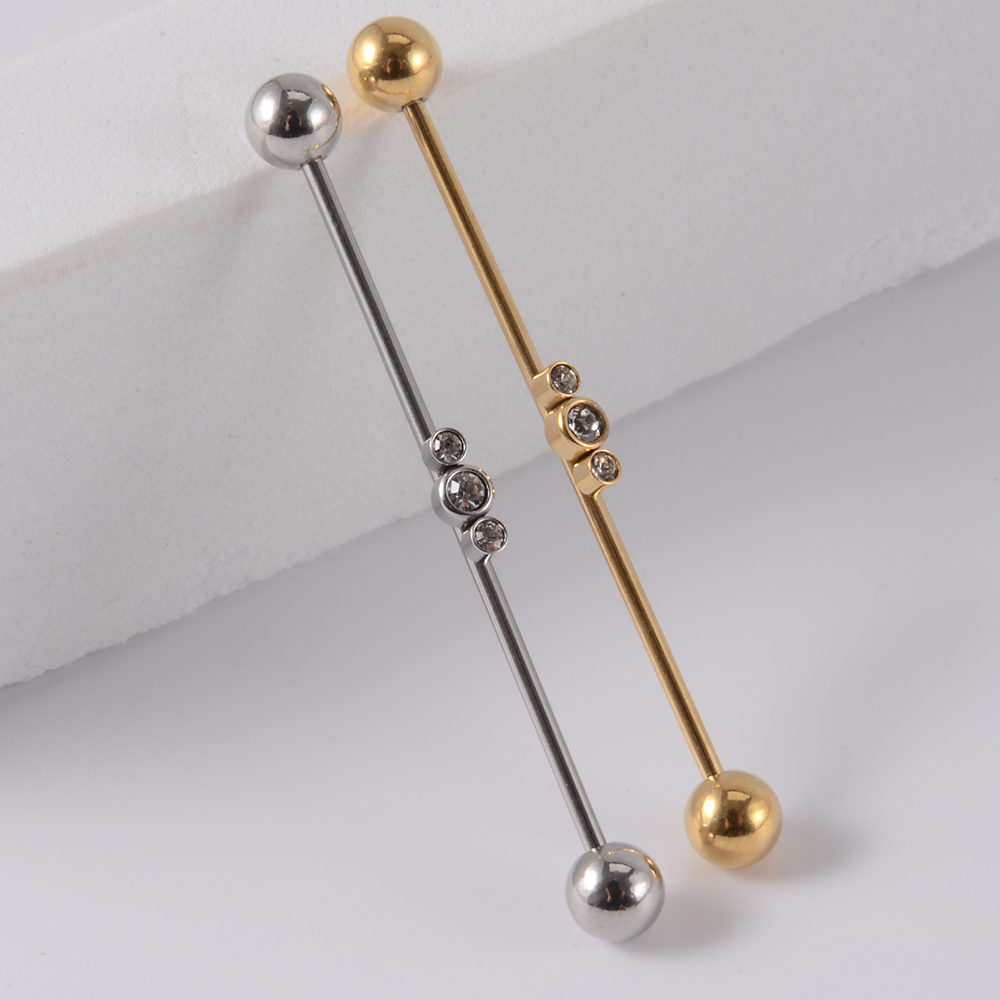 Brinco de aço inoxidável com b - Body Jewelry Industrial avaliação e preço