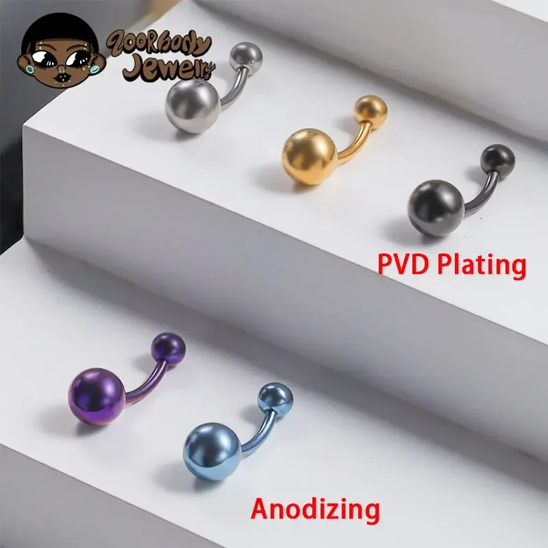 Anel de umbigo perfurado de ti - Body Jewelry Goth avaliação e preço