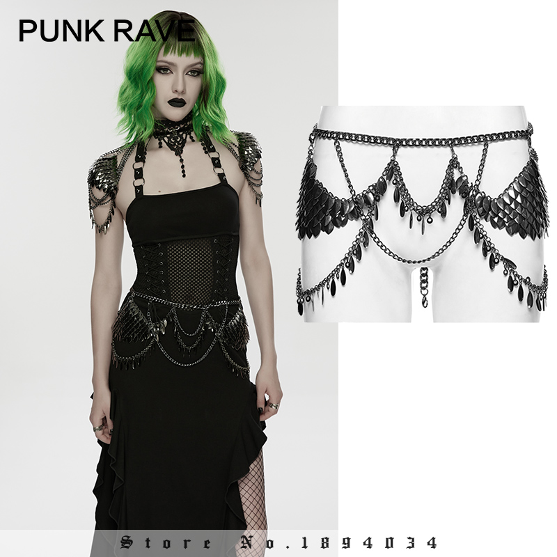 PUNK RAVE Corrente de cintura  - Body Jewelry Metal Types avaliação e preço