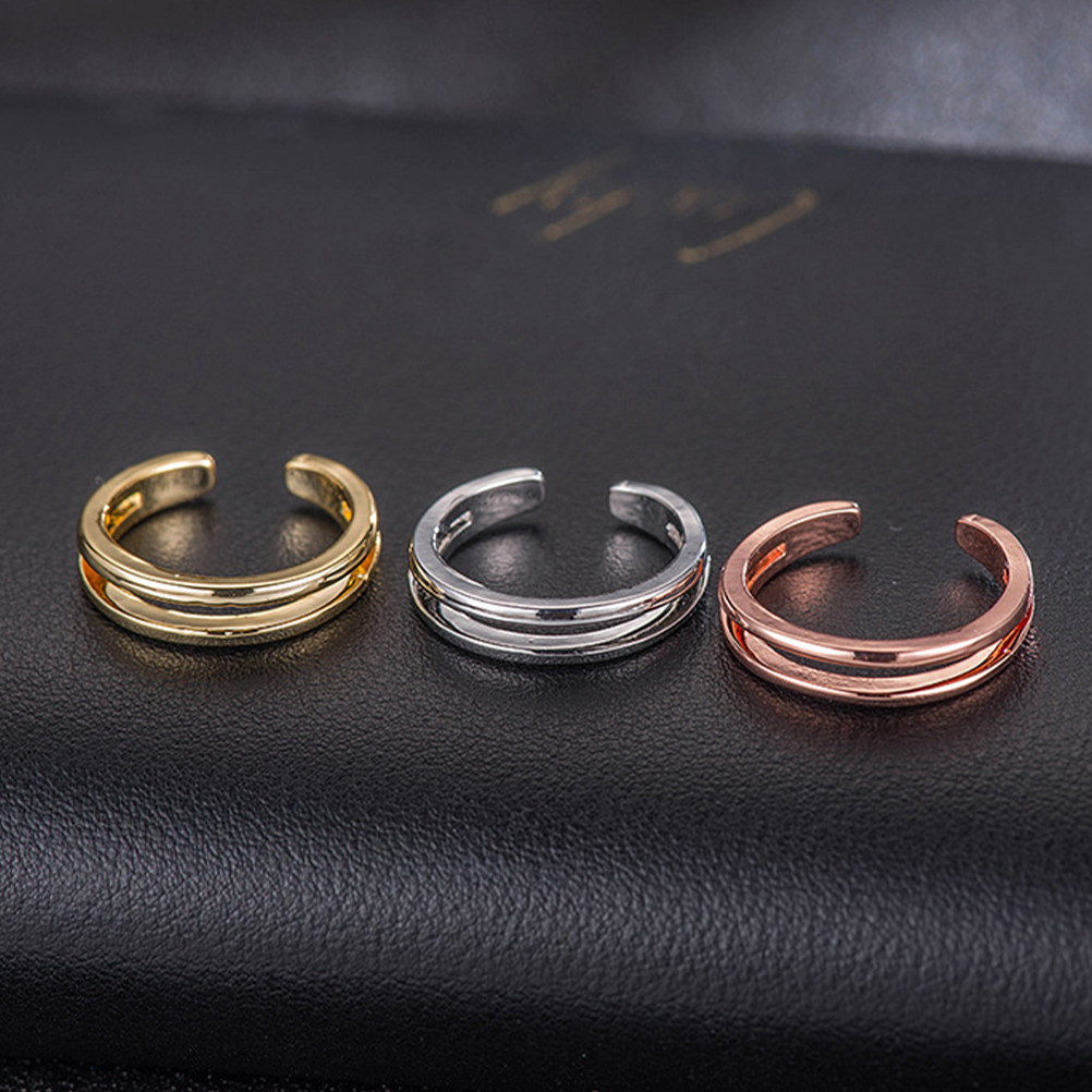 3 Anéis de Dedo do Pé Elegante - Body Jewelry Rings avaliação e preço