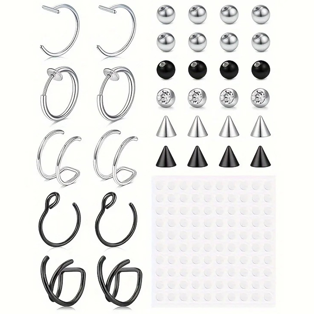 Piercings Falsos, Anel de Lábi - Body Jewelry Rings avaliação e preço
