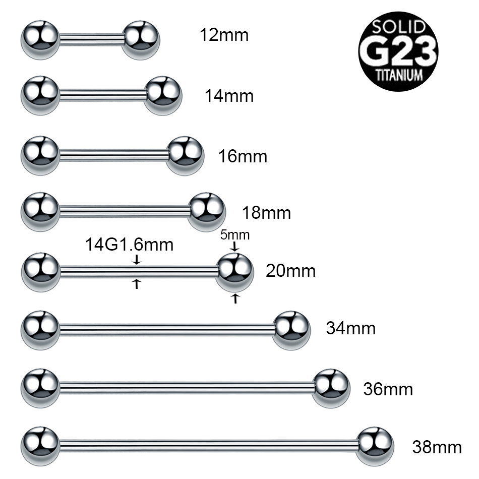 1/5 pçs titânio fio externo lí - Body Jewelry Industrial avaliação e preço