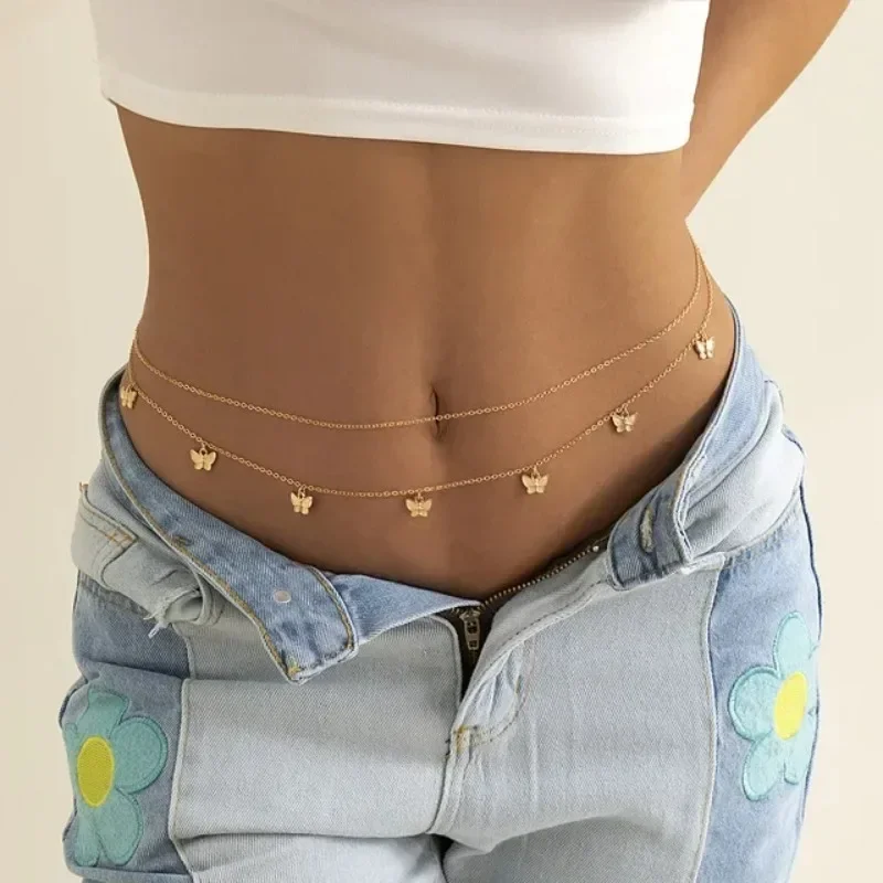 Novo charme sexy dupla camada  - Qualiti Body Jewelry avaliação e preço
