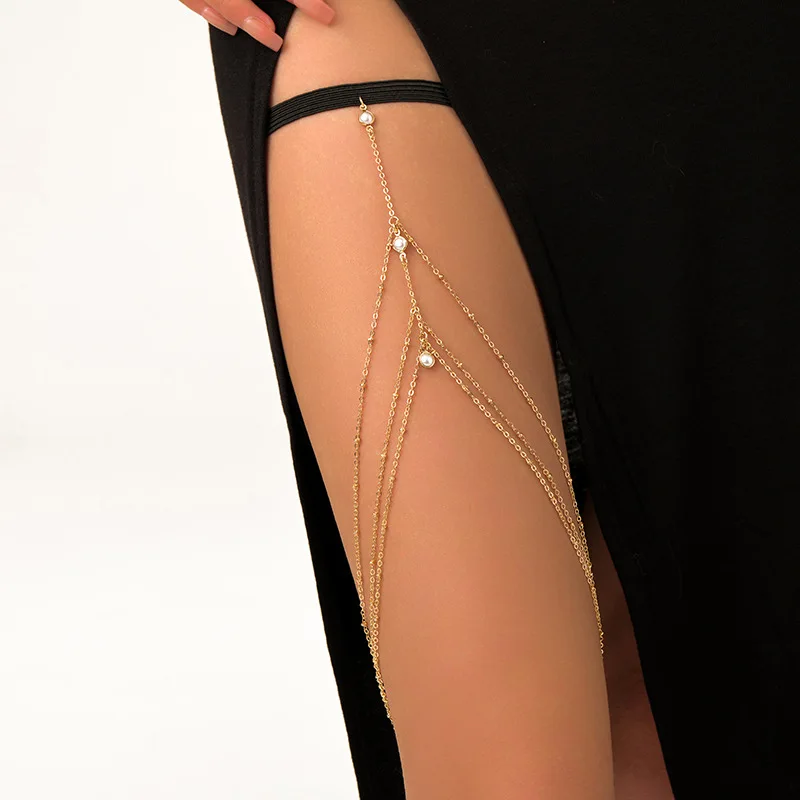 Moda verão boêmio coxa corrent - Qualiti Body Jewelry avaliação e preço