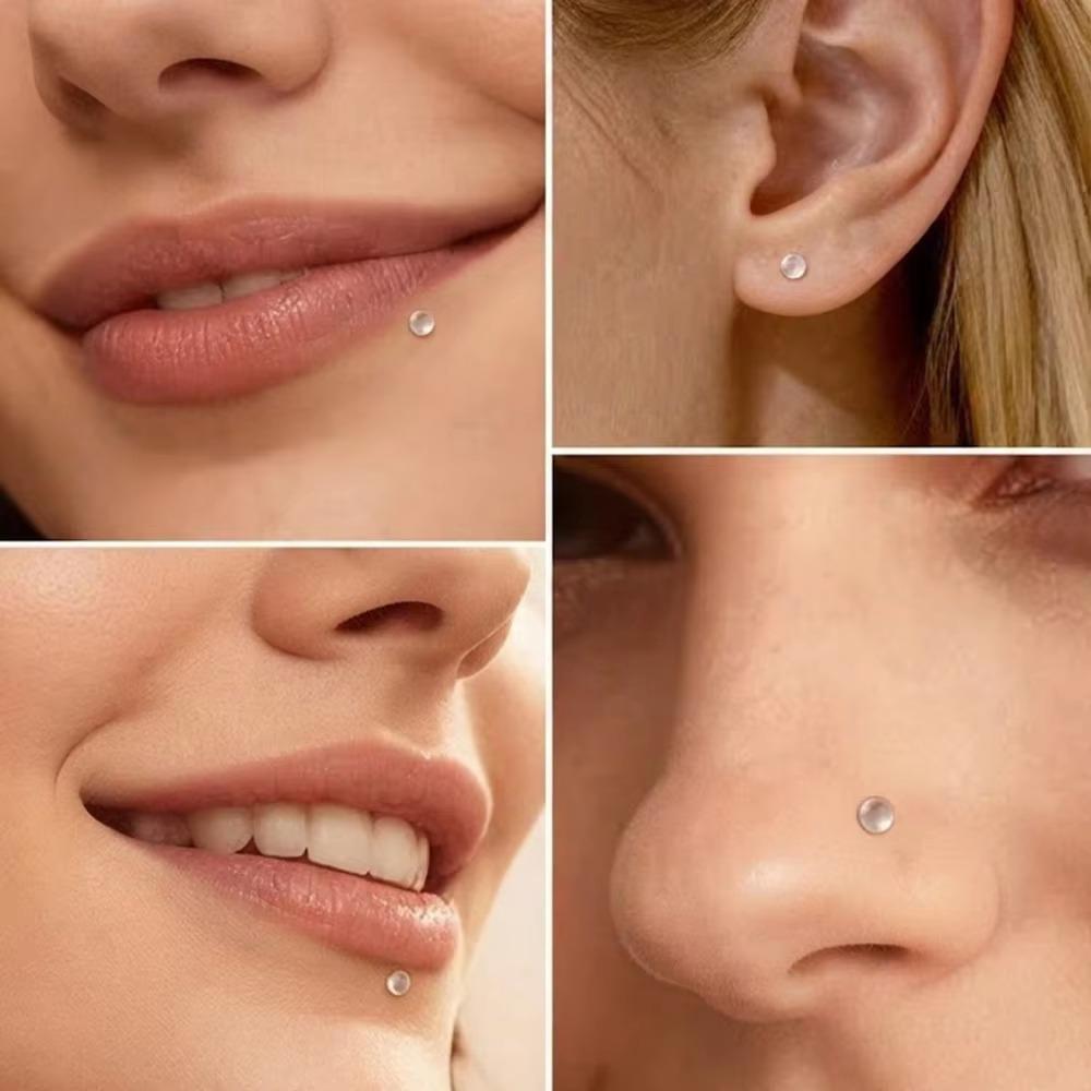 20pcs / caixa acrílico redondo - Body Jewelry Materials avaliação e preço