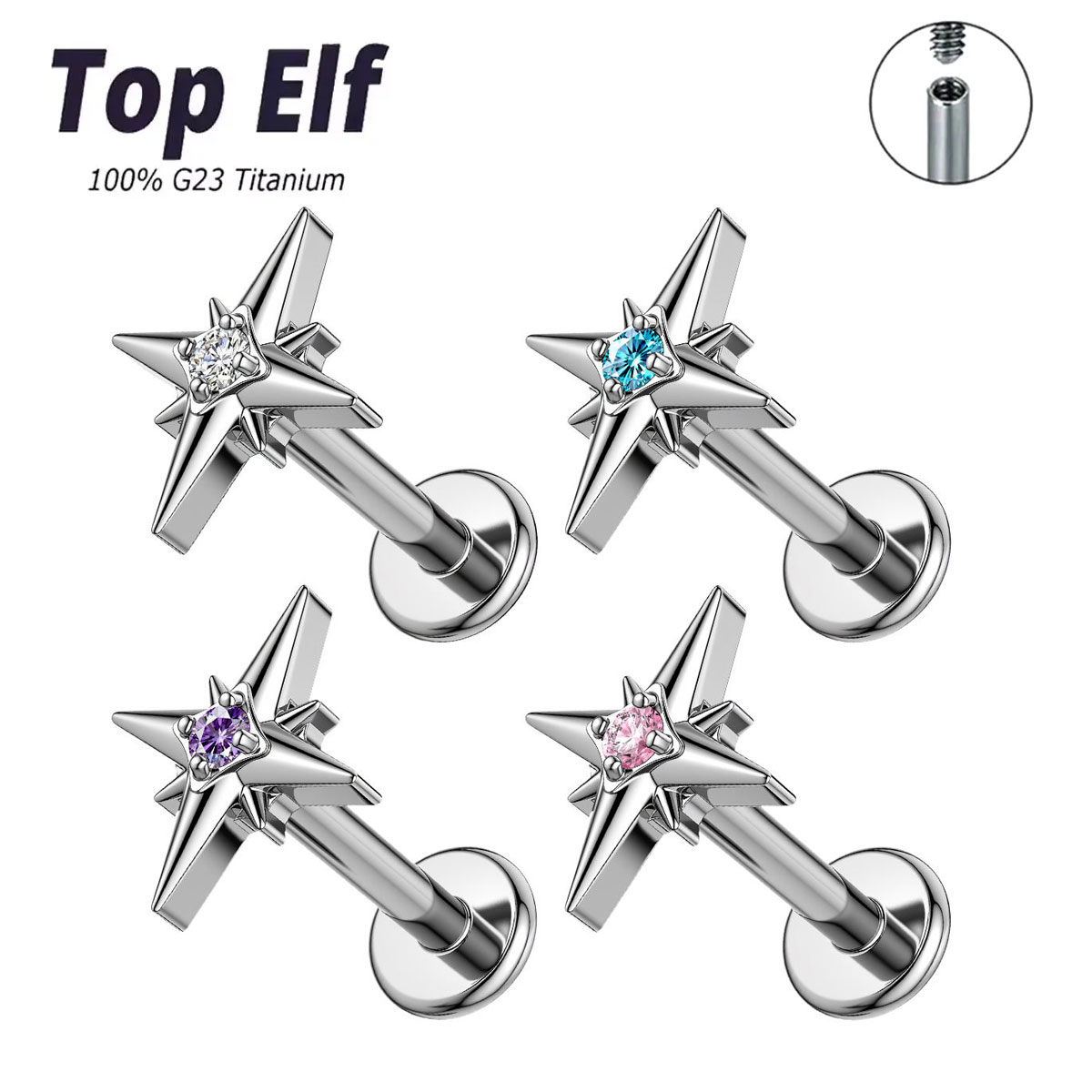 Mais Vendido: Piercing de Cora - Body Jewelry Hot avaliação e preço