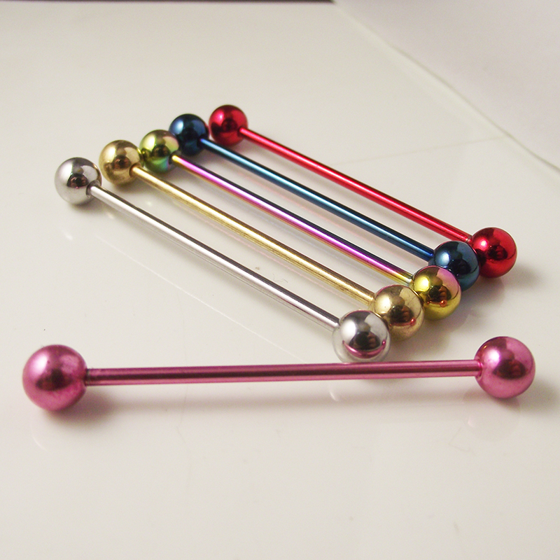 Anel de língua neon doce, 2 pe - Body Jewelry Industrial avaliação e preço