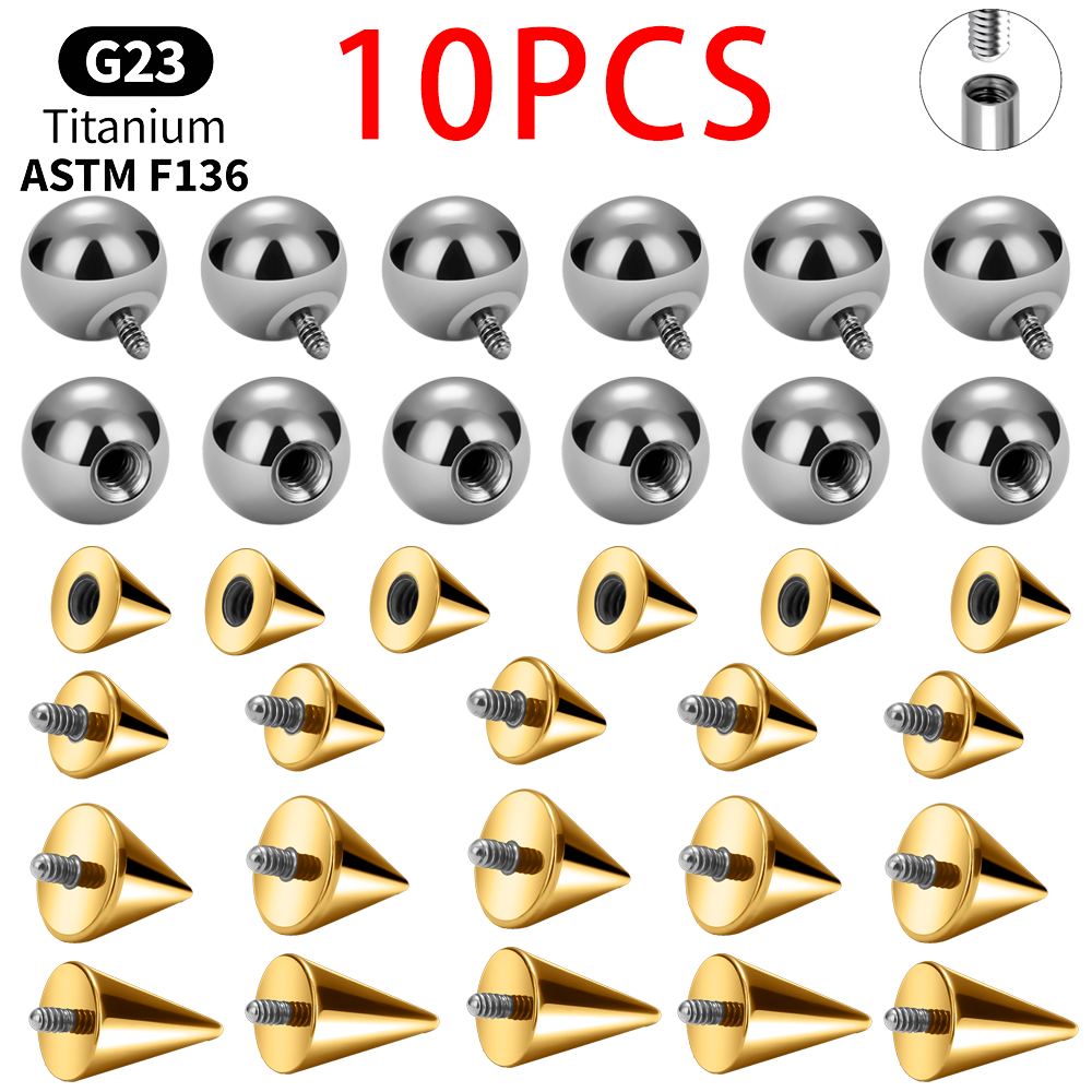 Conjunto de 10 Peças de Substi - Body Jewelry Industrial avaliação e preço