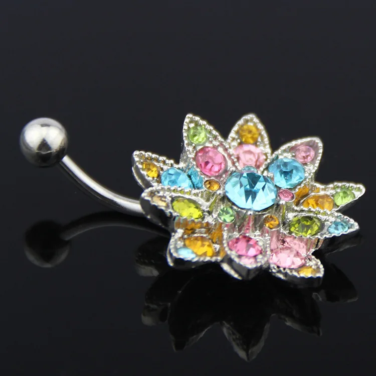 Anel de aço inoxidável cz cris - Body Jewelry Hot avaliação e preço