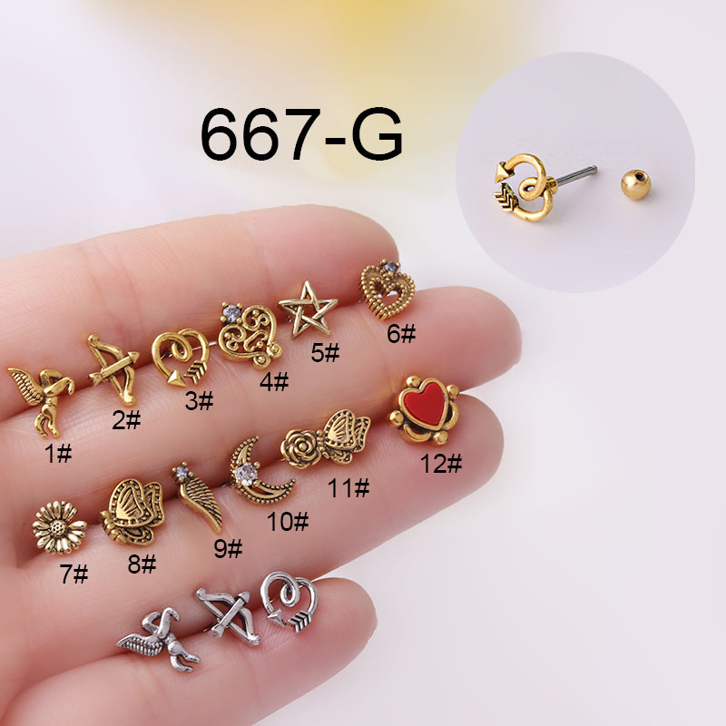 Quente do vintage cartilagem p - Body Jewelry Hot avaliação e preço