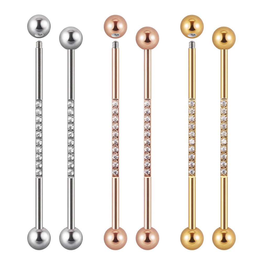 1/3 pçs de aço inoxidável barr - Body Jewelry Industrial avaliação e preço