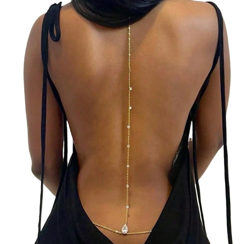 Noiva sem costas strass waterd - Qualiti Body Jewelry avaliação e preço