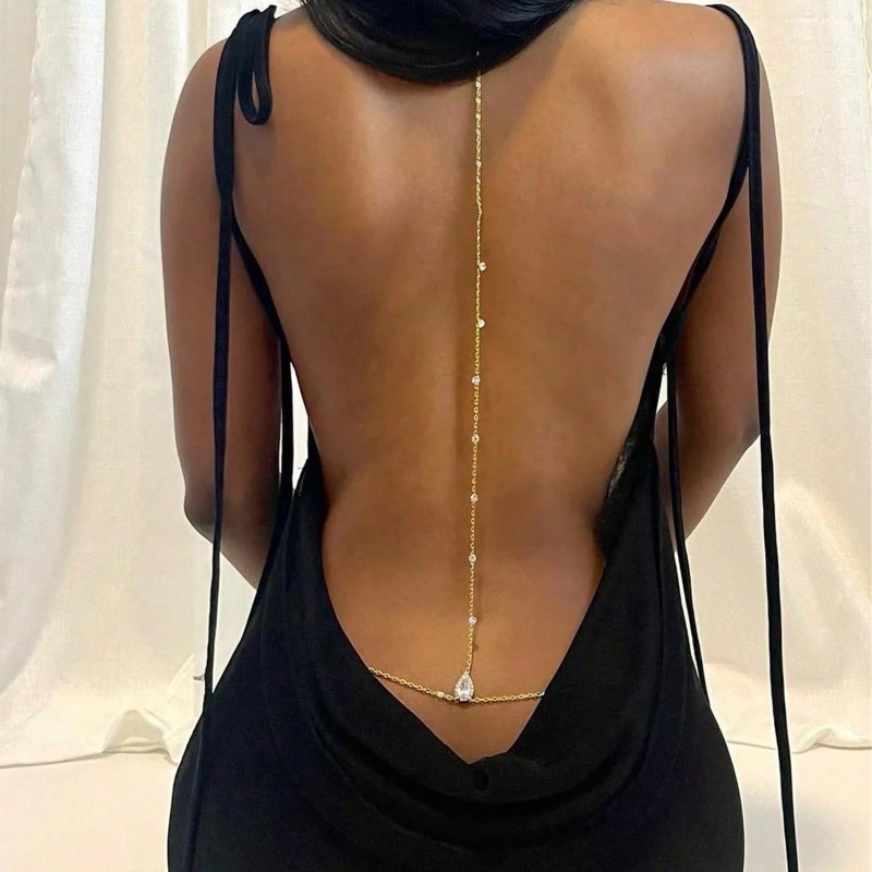Noiva sem costas strass waterd - Qualiti Body Jewelry avaliação e preço