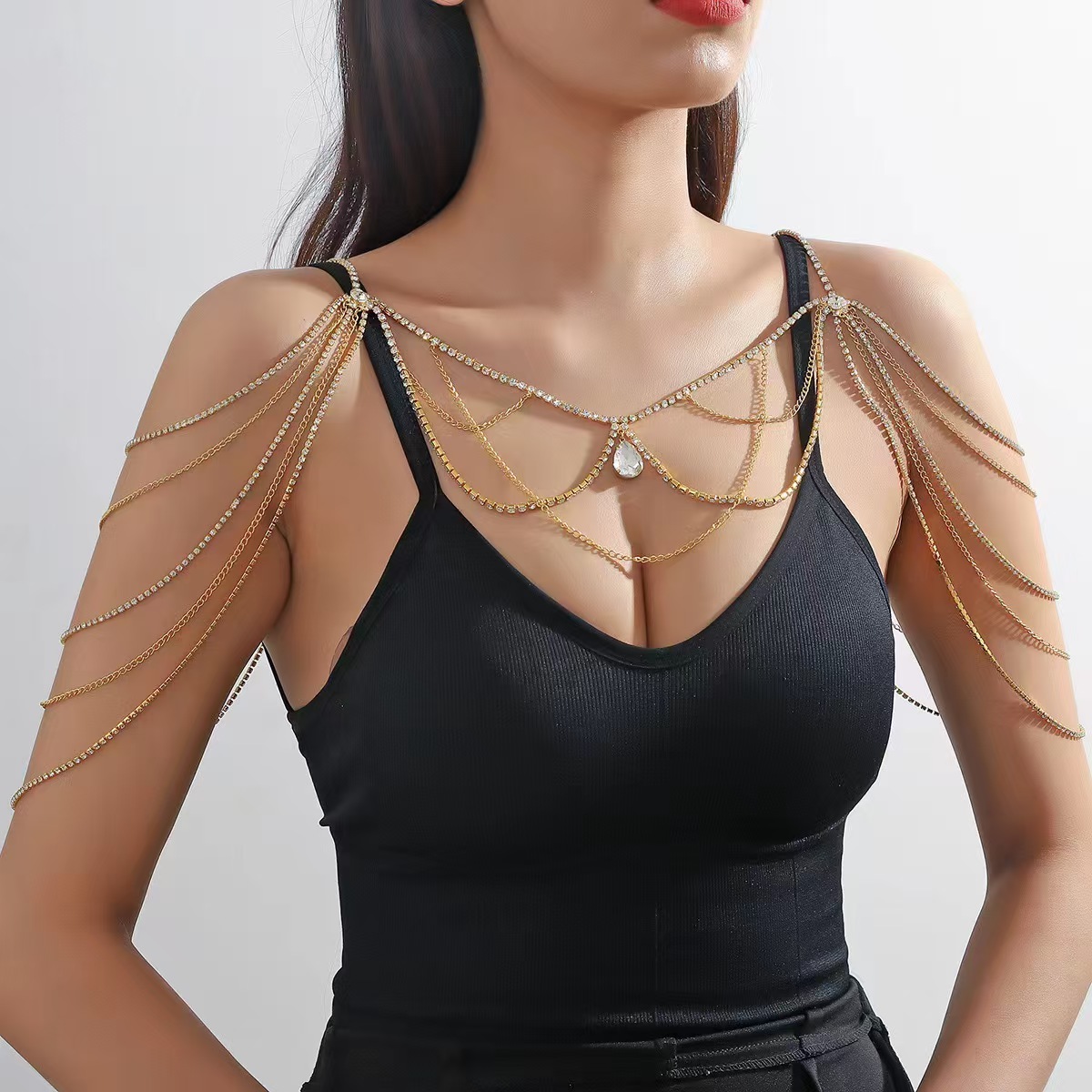 Venda quente e strass geométri - Body Jewelry Hot avaliação e preço