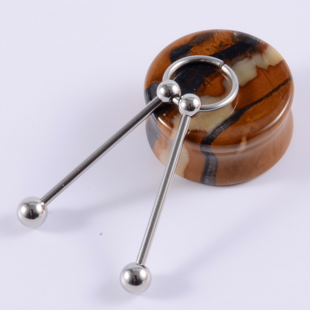 1 pçs aço cirúrgico cobra indu - Body Jewelry Industrial avaliação e preço
