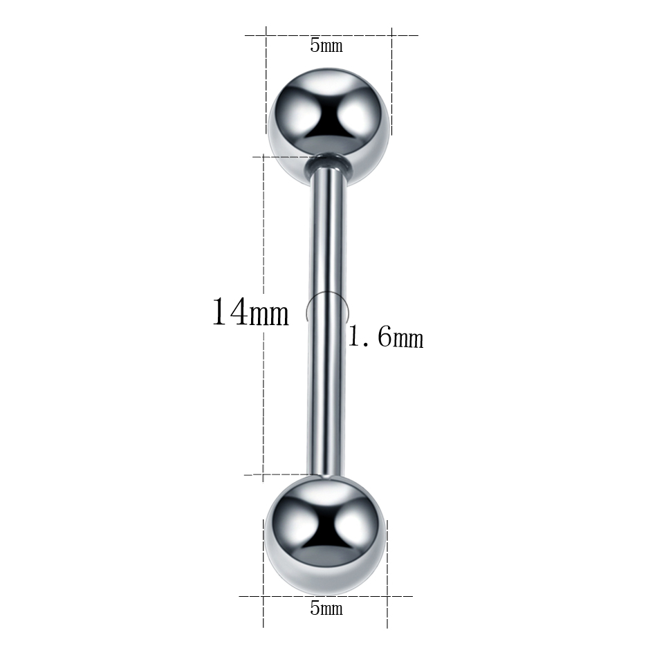 1 peça 14g 16g titânio hélice  - Body Jewelry Industrial avaliação e preço